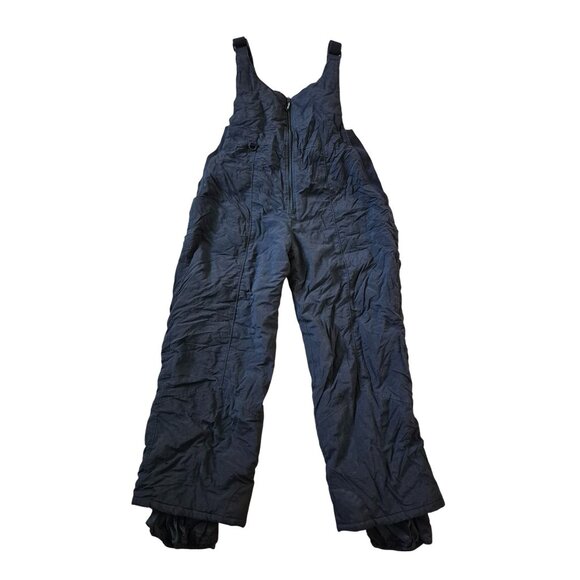 HEAD Women's Size L Nylon Adjustable Straps Thick Black Snow Overalls Ski Bib - Picture 1 of 9